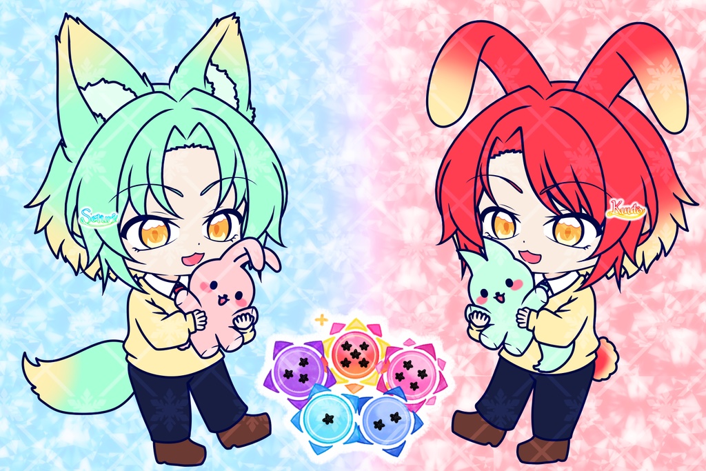 【缶バッジ】妖月's ver.男体化制服ズボン