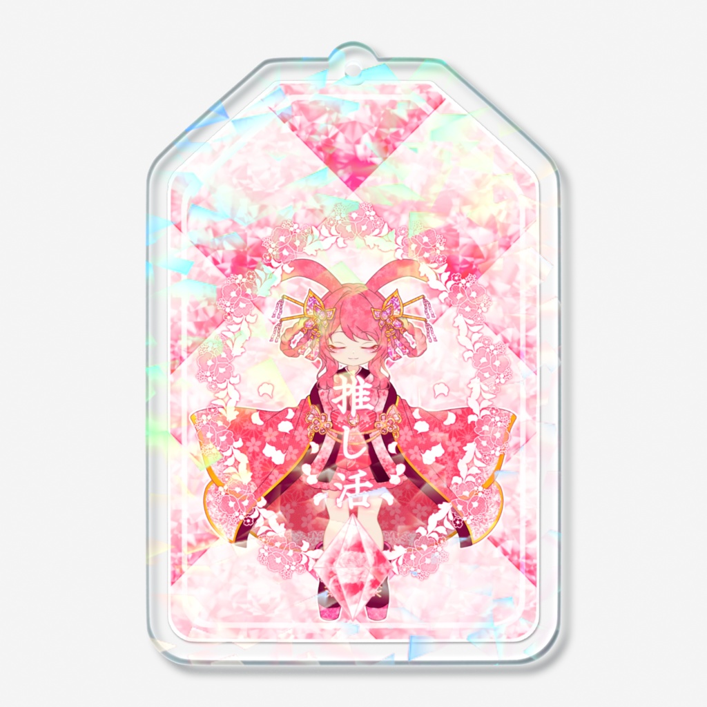 【ホログラムアクキー】ver.蝶々