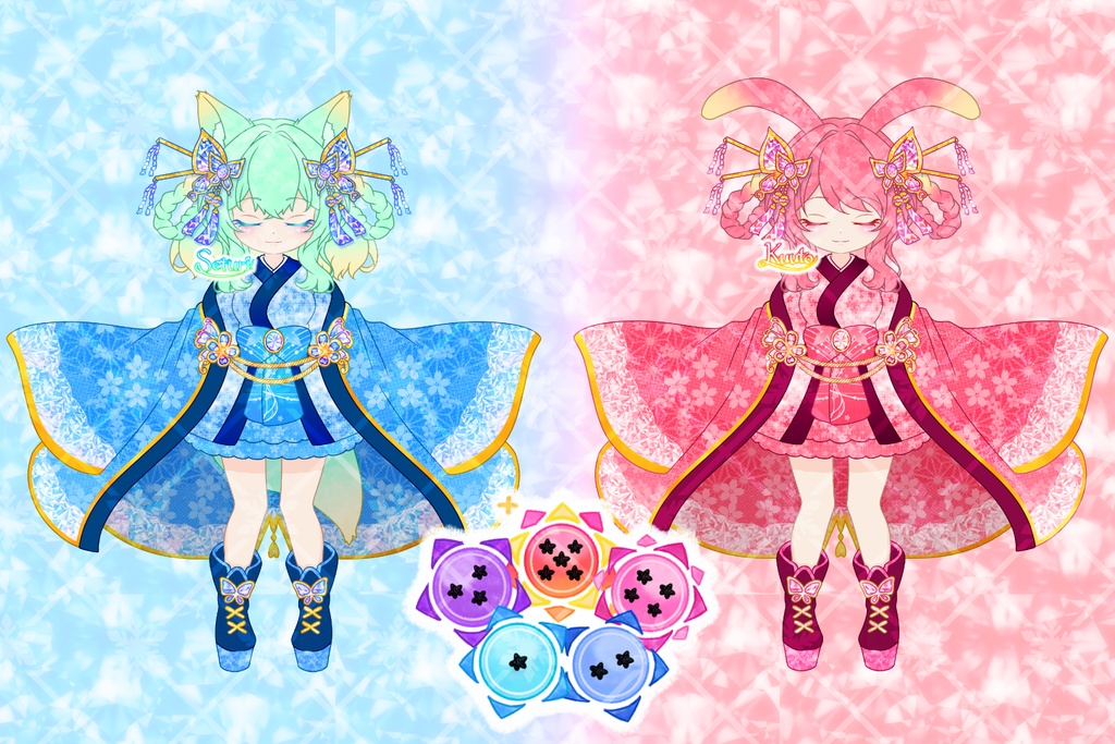 【ホログラムアクキー】ver.蝶々