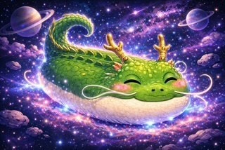 銀河をゆく龍　ツチノコ 