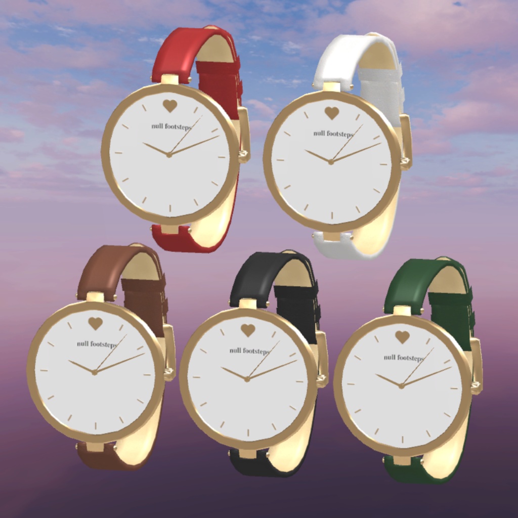 腕時計　5colors　VRChat向け