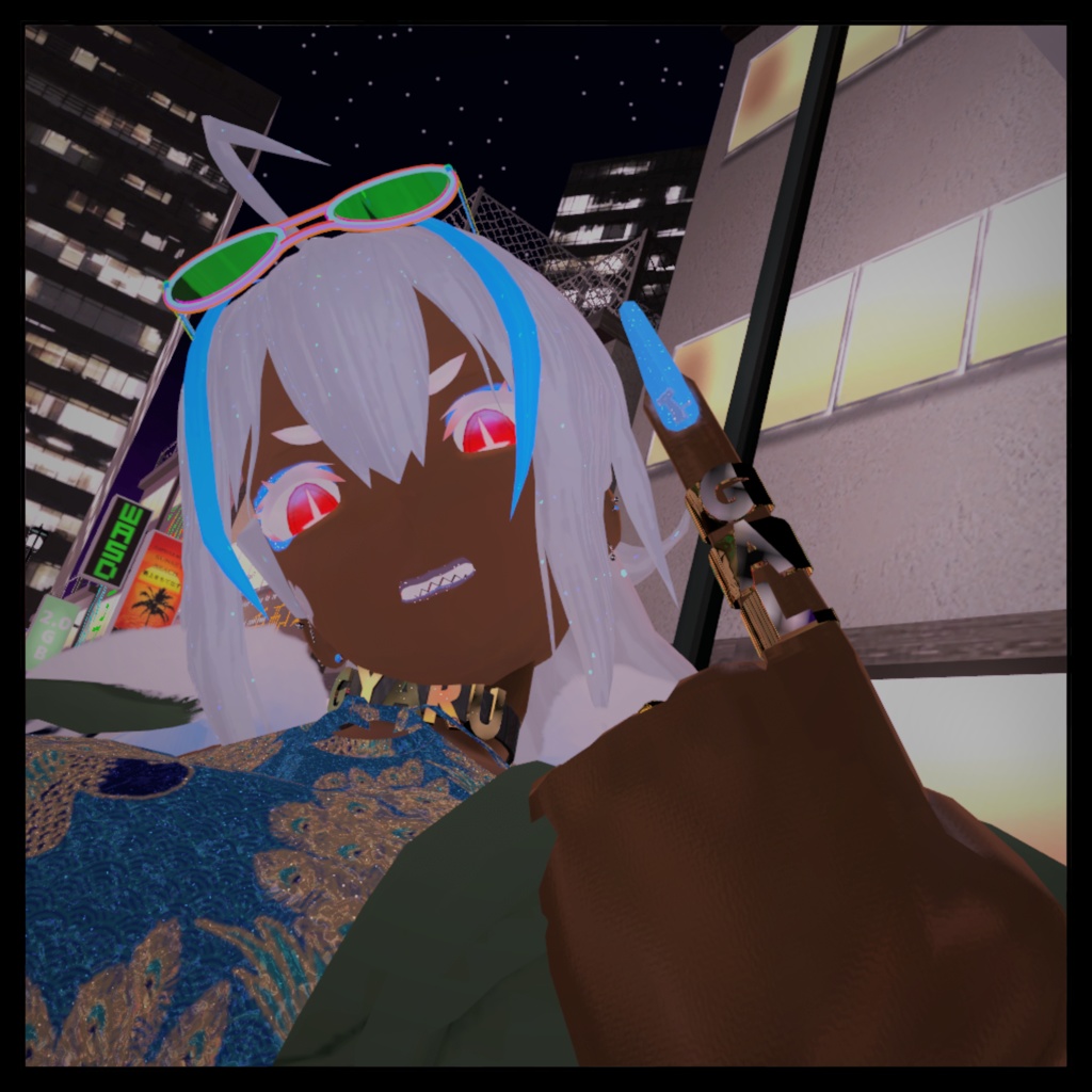 【VRCギャルサー×nullの足音コラボ】ショルダーバッグ&アクセサリー