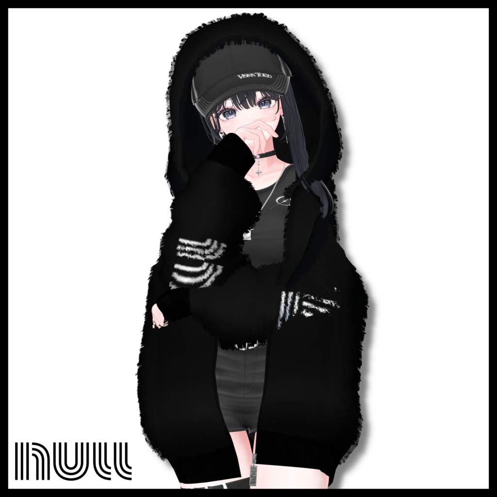14アバター対応 Big Logo Fur parka & Boa Cardigan【MA対応】
