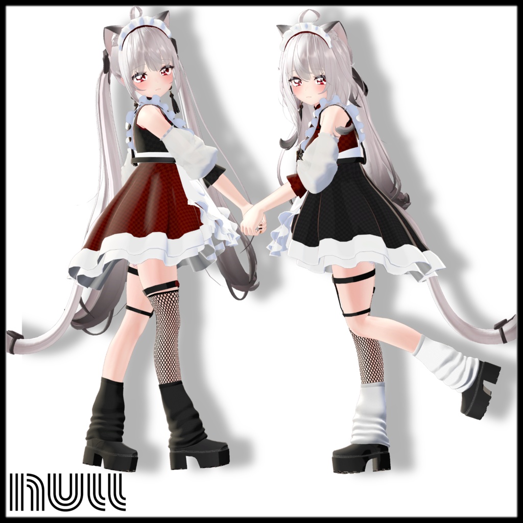 中華風メイド服セット【狐雪/桔梗/セレスティア/LSbody/枡花 蒼/舞夜対応】