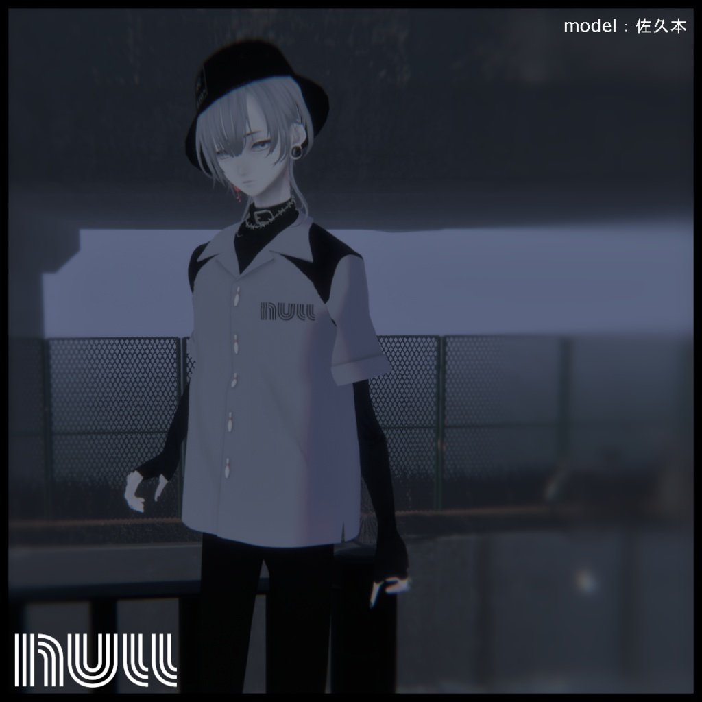 Bowling shirt + Flamingo earrings