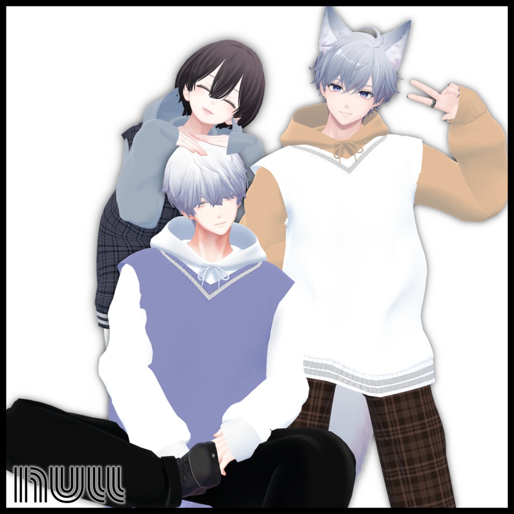 knit vest&pants【4アバター対応】