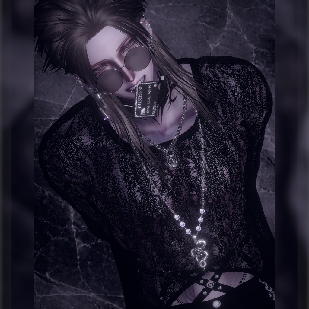 4アバター対応🖤🤍Damaged Knit Set【MA対応】
