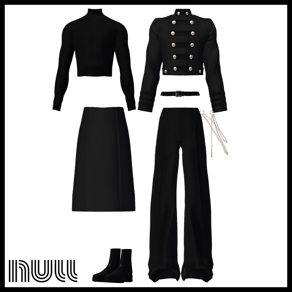 【SALE】SILENT CODE|Napoleon Jacket & Wide Pants 14アバター対応