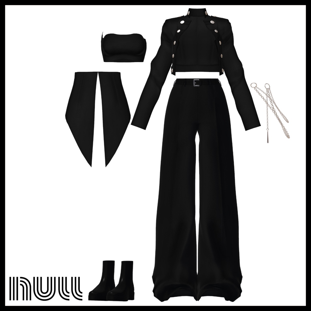 【SALE】SILENT CODE|Napoleon Jacket & Wide Pants 14アバター対応