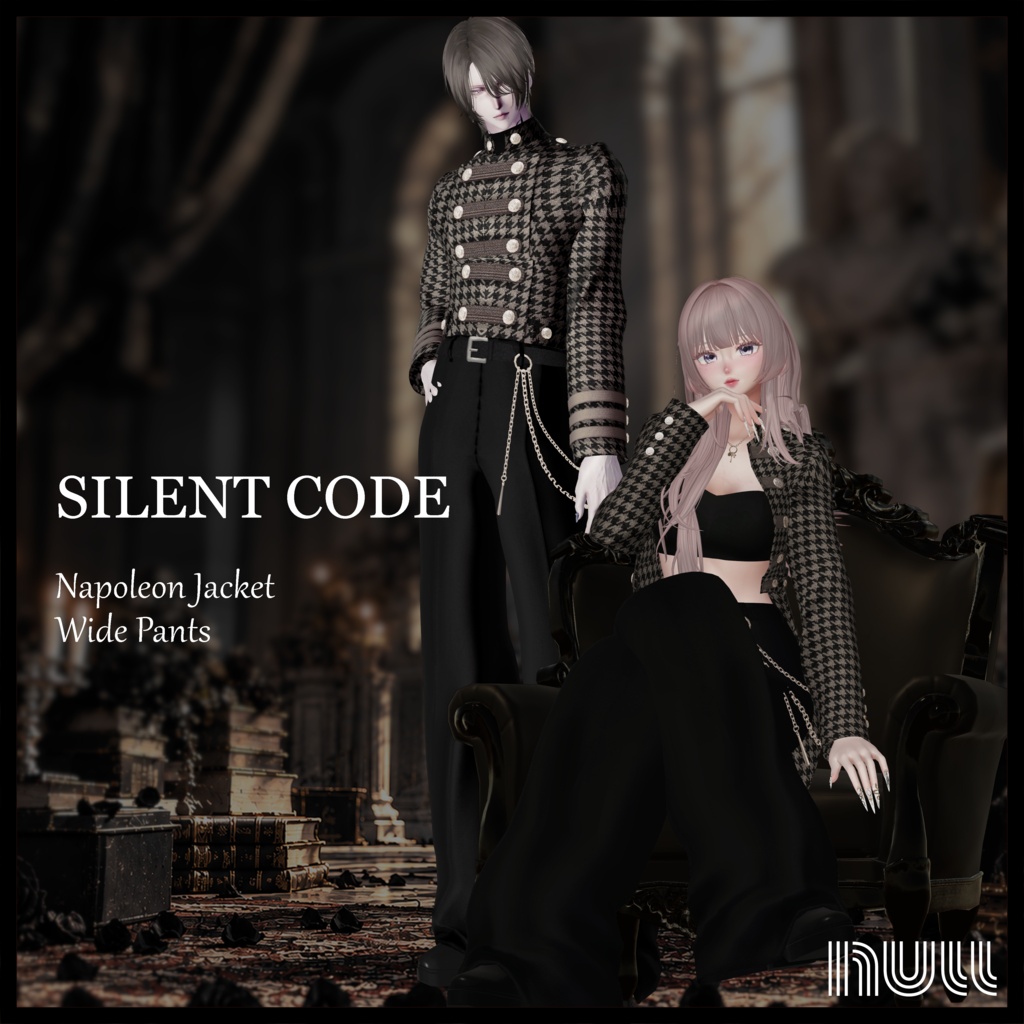 【SALE】SILENT CODE｜Napoleon Jacket & Wide Pants