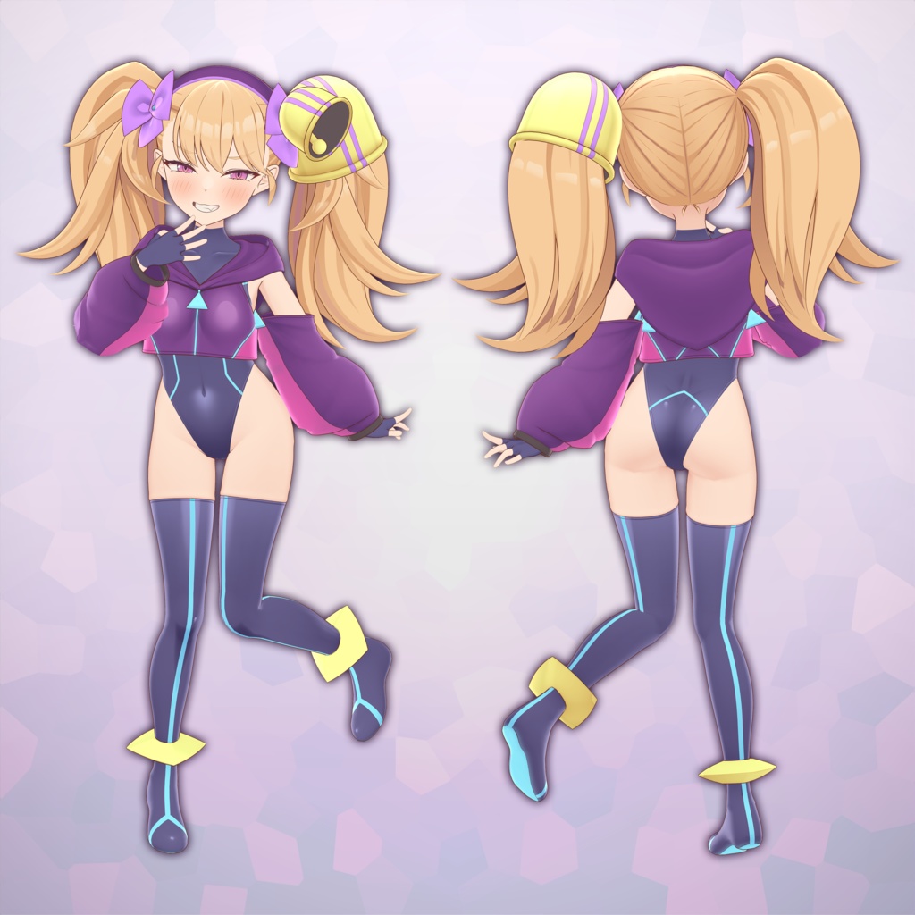 3Dモデル『-黒朱乃宮・ティンティナーブルム・リリン- リリンちゃん』