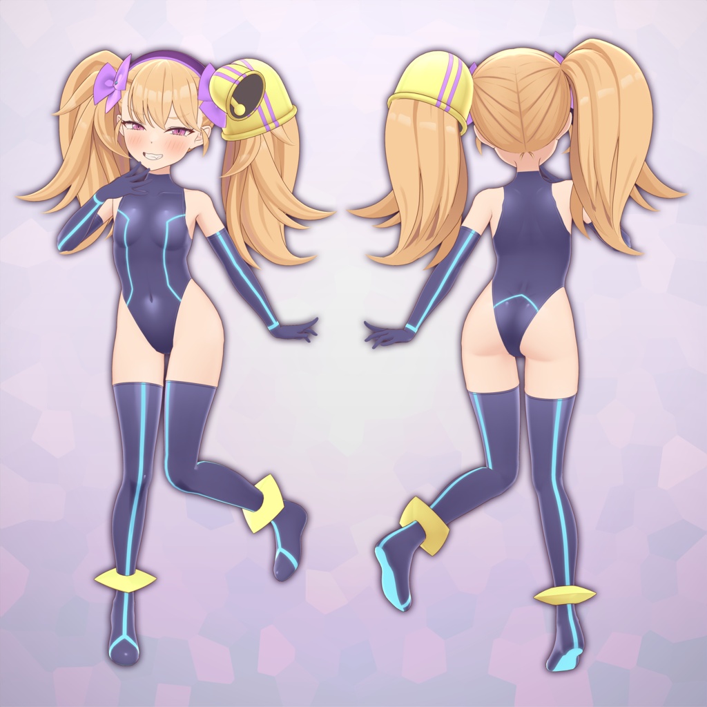 3Dモデル『-黒朱乃宮・ティンティナーブルム・リリン- リリンちゃん』