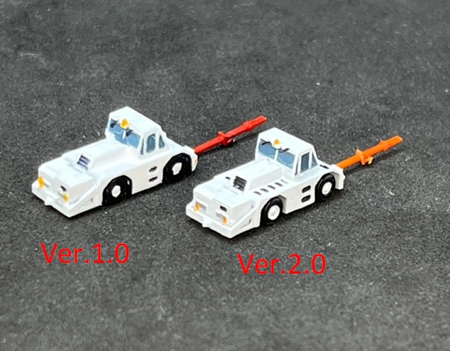 1/400 GSEシリーズ No.4 トーイングトラクターセット1 Ver.2(塗装済み完成品)Toring Tractor Set 1 Ver.2(Painted finished product kit)