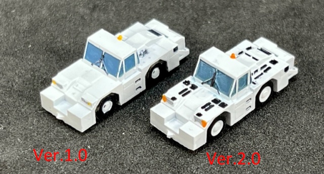 1/400 GSEシリーズ No.4 トーイングトラクターセット1 Ver.2(塗装済み完成品)Toring Tractor Set 1 Ver.2(Painted finished product kit)