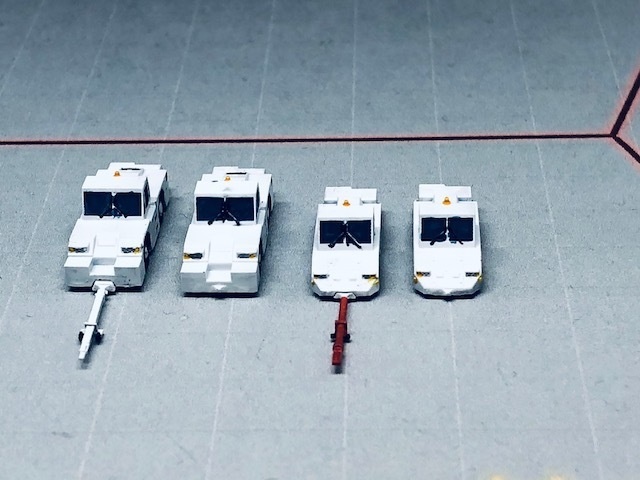 1/400 GSEシリーズ No.4 トーイングトラクターセット1 Ver.2(塗装済み完成品)Toring Tractor Set 1 Ver.2(Painted finished product kit)