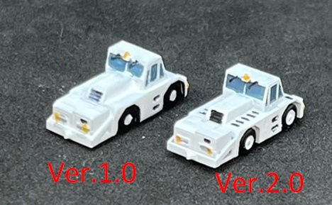 1/400 GSEシリーズ No.4 トーイングトラクターセット1 Ver.2(塗装済み完成品)Toring Tractor Set 1 Ver.2(Painted finished product kit)
