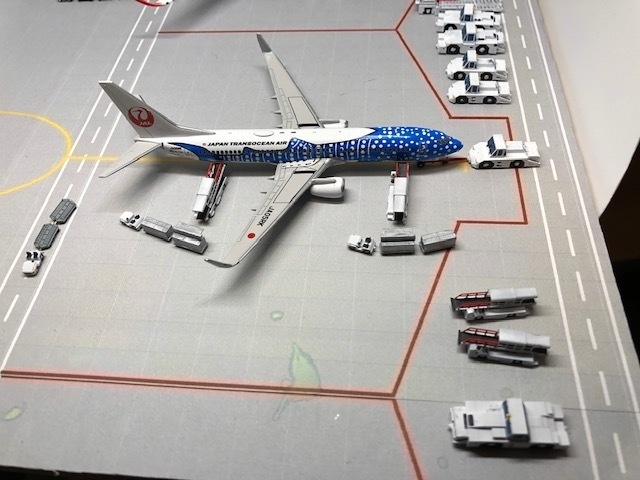 1/400 GSEシリーズ No.4 トーイングトラクターセット1 Ver.2(塗装済み完成品)Toring Tractor Set 1 Ver.2(Painted finished product kit)