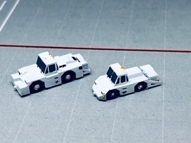 1/400 GSEシリーズ No.4 トーイングトラクターセット1 Ver.2(塗装済み完成品)Toring Tractor Set 1 Ver.2(Painted finished product kit)