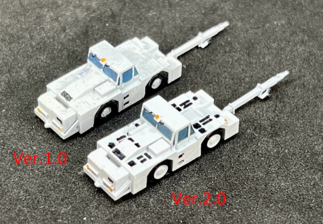 1/400 GSEシリーズ No.4 トーイングトラクターセット1 Ver.2(塗装済み完成品)Toring Tractor Set 1 Ver.2(Painted finished product kit)