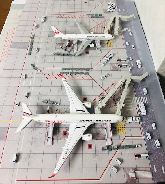 1/400 GSEシリーズ No.5 一般作業車セットVer2(塗装済み完成品)general work vehicles(Painted finished product kit)