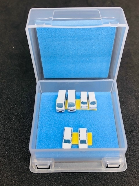 1/400 GSEシリーズ No.5 一般作業車セットVer2(塗装済み完成品)general work vehicles(Painted finished product kit)