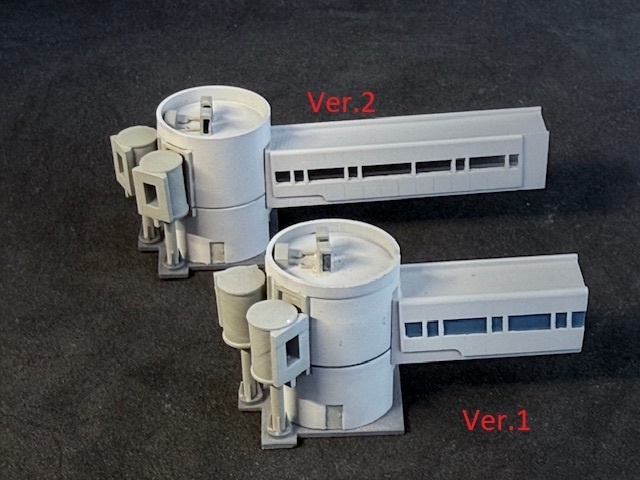 1/400　空港情景シリーズ1　羽田空港第１ターミナルPBB接続塔Ver.2（塗装済み完成品）（ジェミニジェット、JCWINGS対応版）　