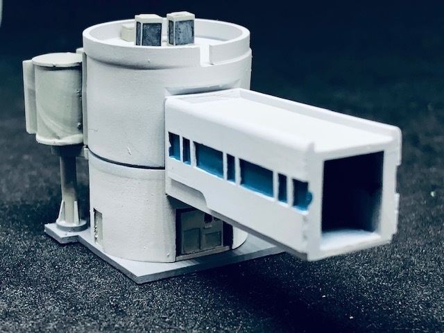 1/400 空港情景シリーズ1 羽田空港第1ターミナルPBB接続塔Ver.2(塗装済み完成品)(ジェミニジェット、JCWINGS対応版)