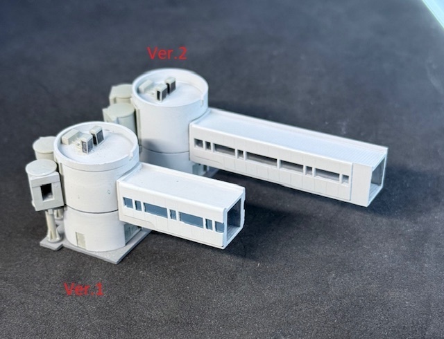 1/400 空港情景シリーズ1 羽田空港第1ターミナルPBB接続塔Ver.2(塗装済み完成品)(ジェミニジェット、JCWINGS対応版)