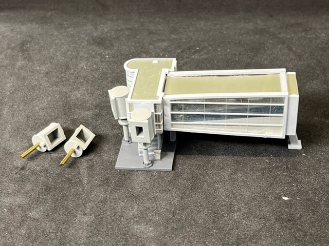 1/400　空港情景シリーズ2　羽田空港第2ターミナル固定橋（塗装済み完成品）（ジェミニジェット、JCWINGS対応版）　