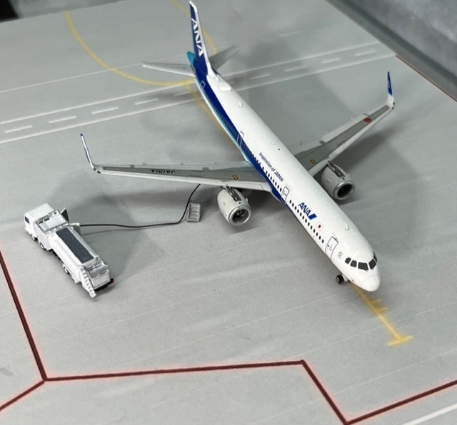 1/400 GSEシリーズ No.13 レヒューラーセット(塗装済み完成品)Refueler set(Painted finished product kit)