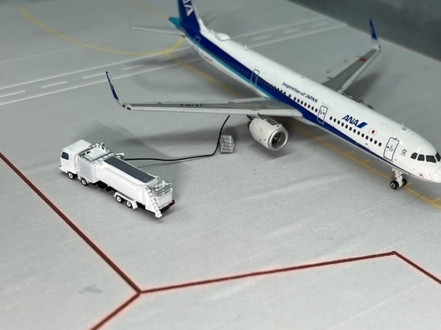 1/400 GSEシリーズ No.13 レヒューラーセット(塗装済み完成品)Refueler set(Painted finished product kit)