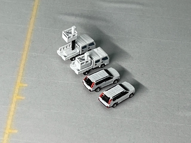 1/400 GSEシリーズ No.14 マーシャラーカーセット(塗装済み完成品)Marshaller car set(Painted finished product kit)