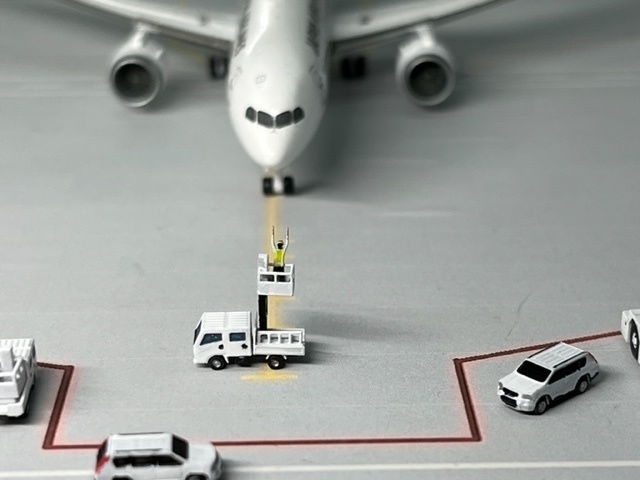 1/400 GSEシリーズ No.14 マーシャラーカーセット(塗装済み完成品)Marshaller car set(Painted finished product kit)