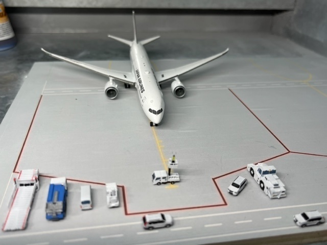 1/400 GSEシリーズ No.14 マーシャラーカーセット(塗装済み完成品)Marshaller car set(Painted finished product kit)