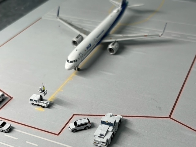 1/400 GSEシリーズ No.14 マーシャラーカーセット(塗装済み完成品)Marshaller car set(Painted finished product kit)