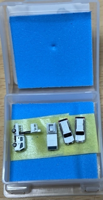 1/400 GSEシリーズ No.14 マーシャラーカーセット(塗装済み完成品)Marshaller car set(Painted finished product kit)