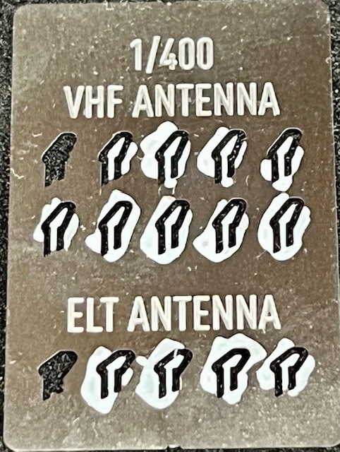 1/400(1/500) VHF ANTENNA & ELT ANTENNA エッチングパーツ
