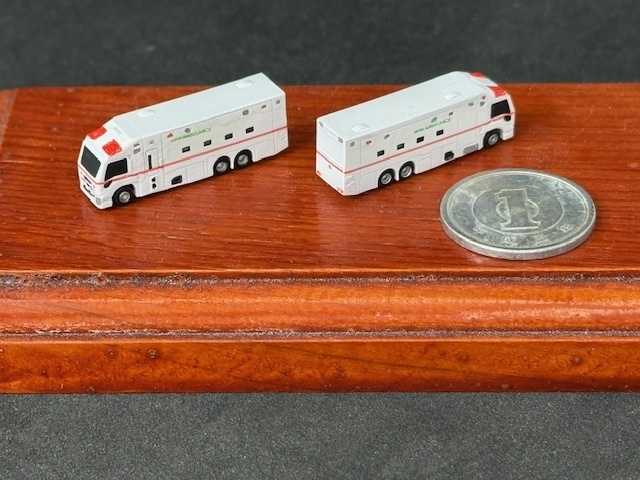 1/400 GSEシリーズ No.33 救命救急車両セット(塗装済み完成品)