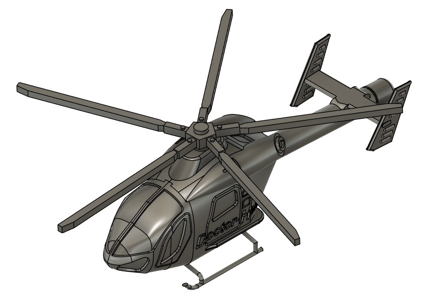 1/400 航空機シリーズNo.1 MD902 ドクターヘリ仕様