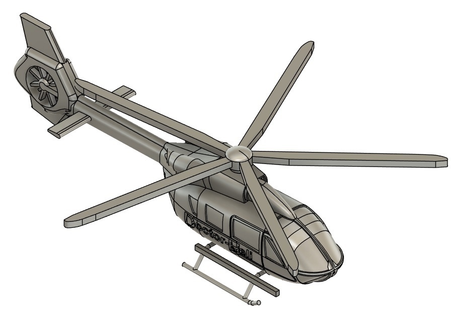 1/400 航空機シリーズNo.2A BK117D3 ドクターヘリ仕様
