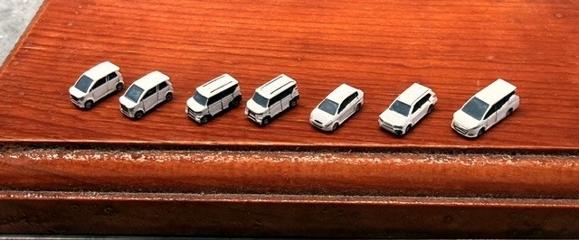 1/400　GSEシリーズ　No.5　一般作業車セット2（塗装済み完成品）general work vehicles（Painted finished product kit）
