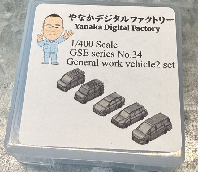 1/400 GSEシリーズ No.5 一般作業車セット2(塗装済み完成品)general work vehicles(Painted finished product kit)