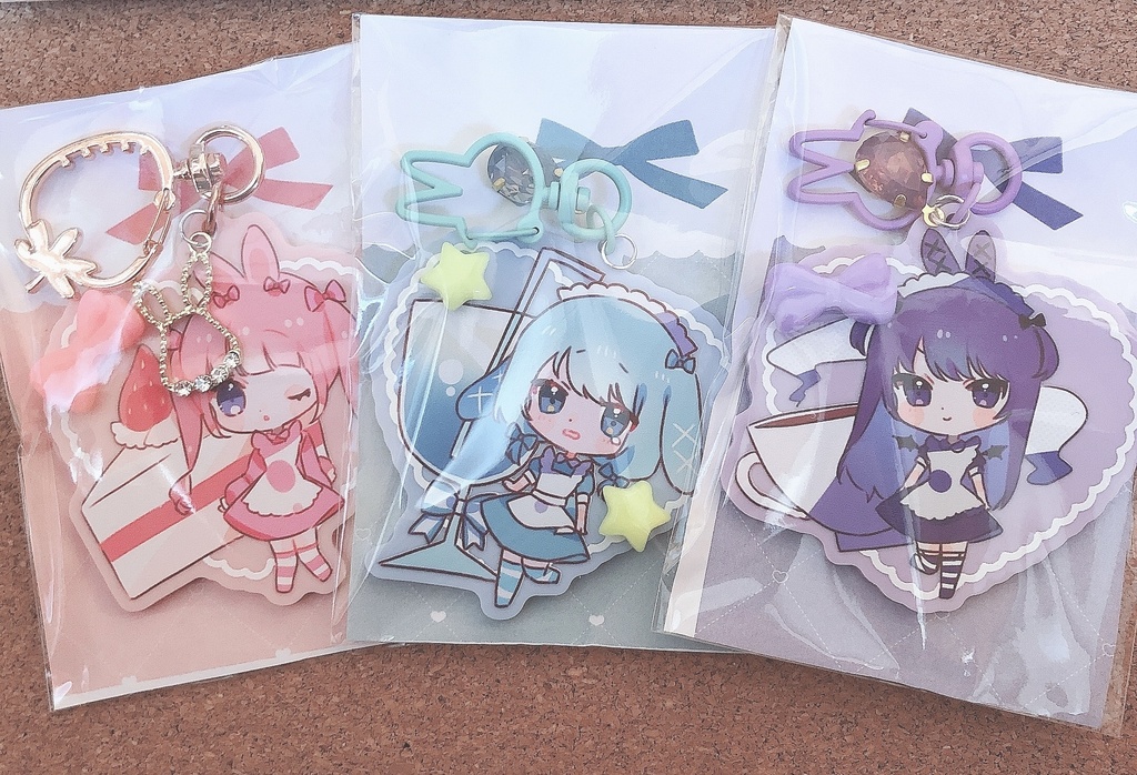 うさみみメイドアクリルキーホルダー