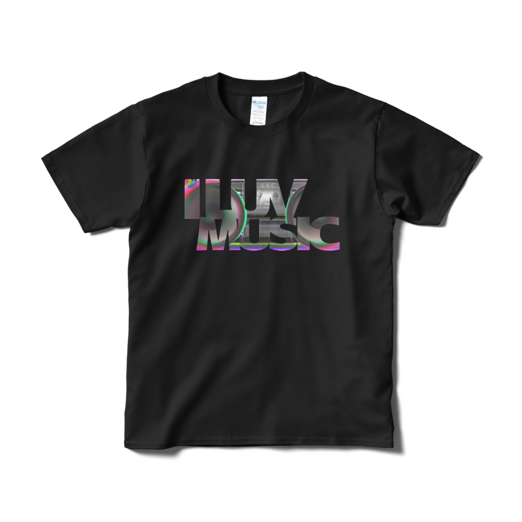LUV MUSIC（Black T-shirt）