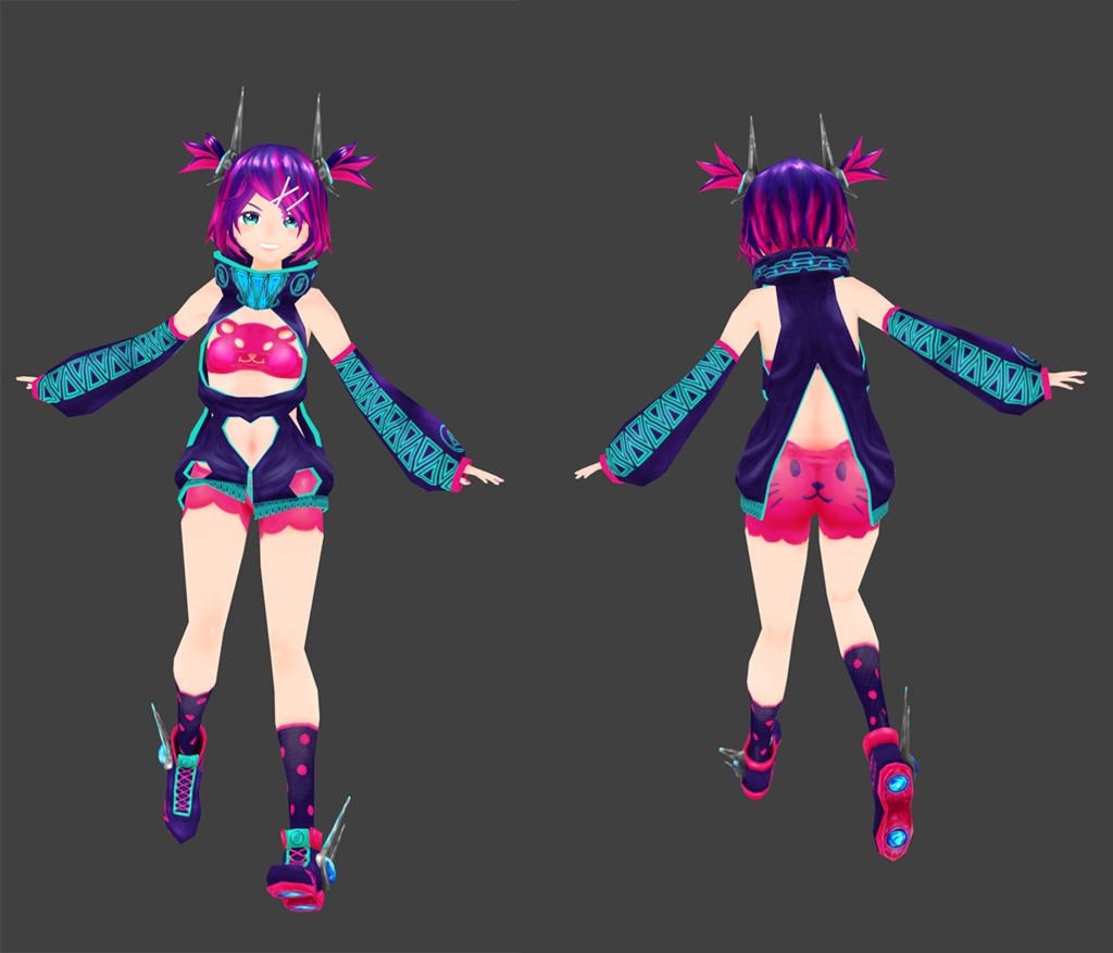 Atty Violetfizz v1.01【3Dオリジナルアバター】