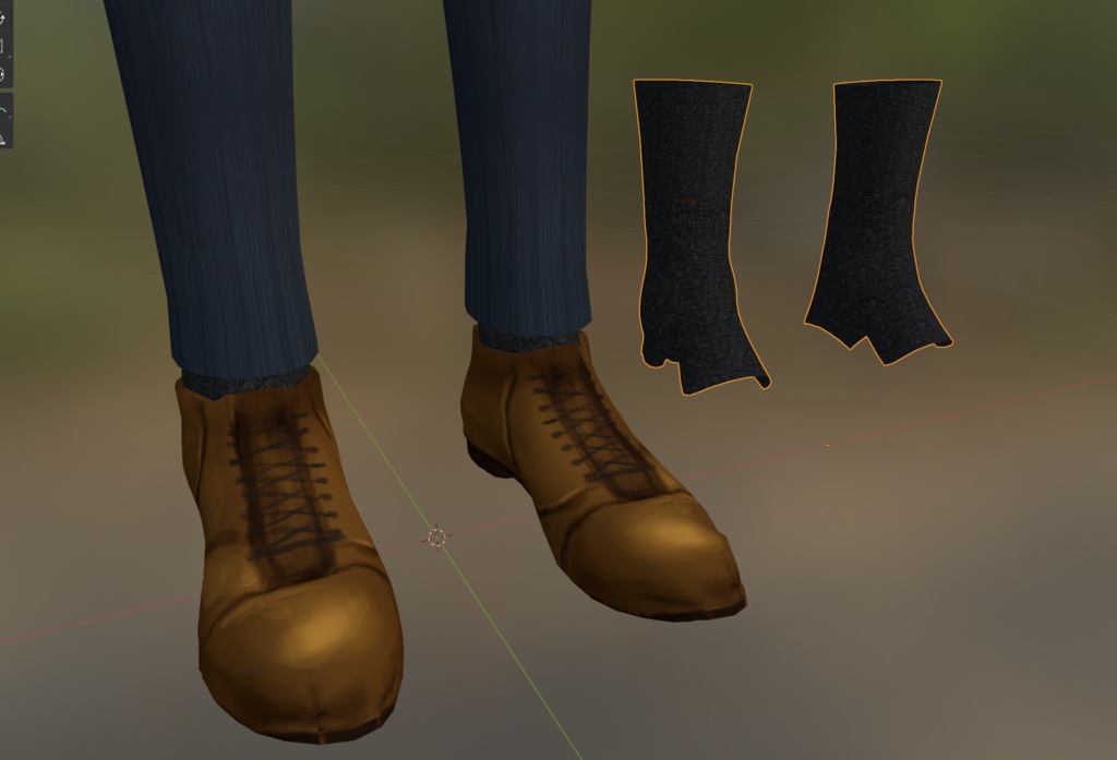 【アバター素材】男性アバター スーツ