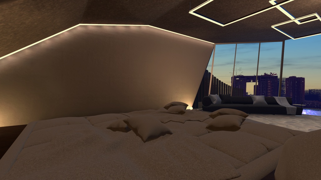 Private Roof Lounge by MoscowMule【VRChatワールド】