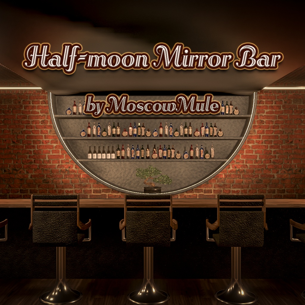 Half-moon Mirror Bar by MoscowMule