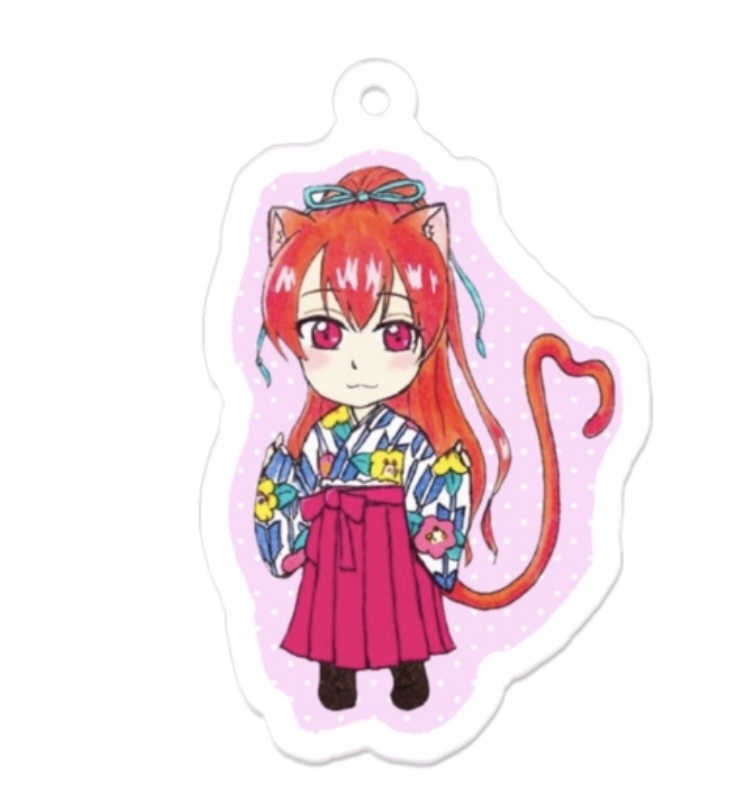 猫耳早乙女双葉アクキー 