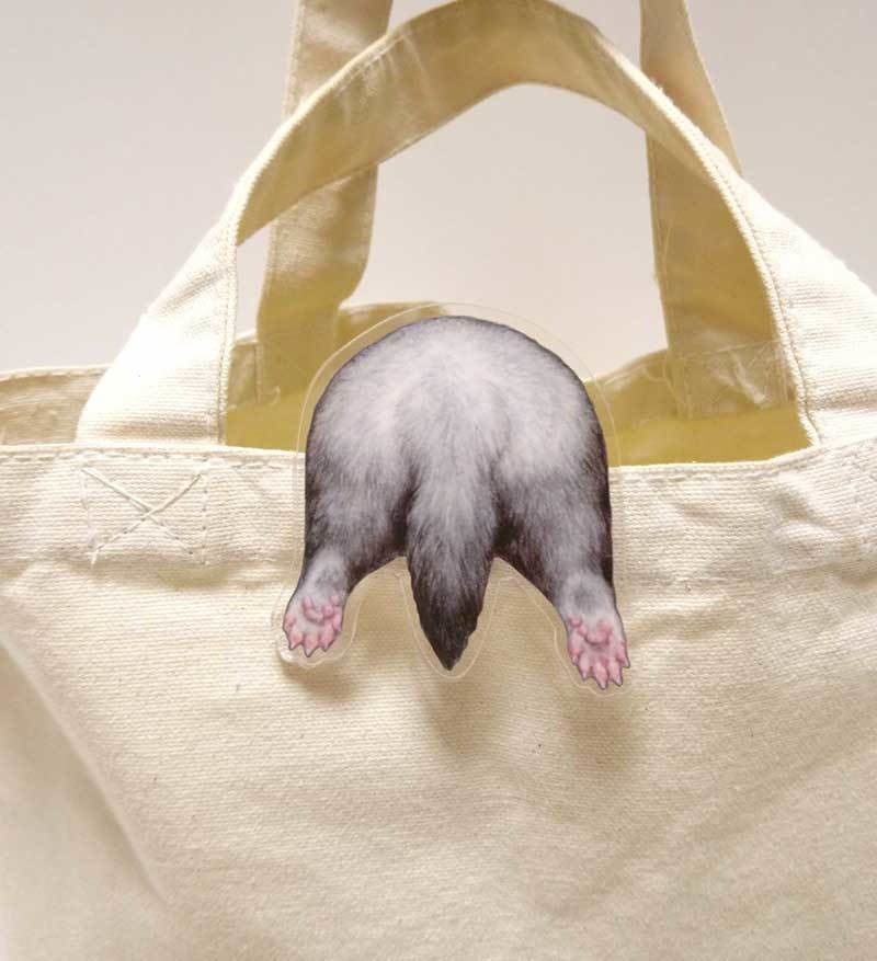 いたずらフェレットクリップ(ピン付き)/ Ferrets Clip